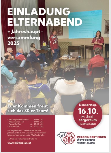 Elterabend und JHV